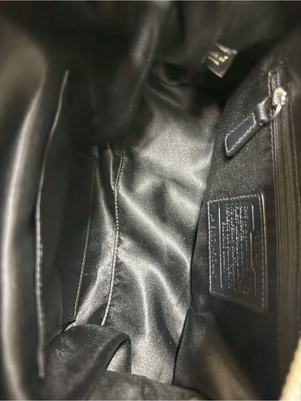 Coach Ashley F17447 Signature Canvas Satchel “Slouchy” Purse Y2K Era Circa 2012 - Picture 3 of 16